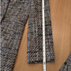 Massimo Dutti Wool Blend Blazer 6081/681/802 Womens 8 Gray/Brown Textured Weave