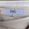 AEL Amy Enjoy Life Pants Womens S Cream Irregular High-waisted Wide-leg Trousers