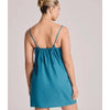 NWT Vitamin A Blue Linen Crepe Jade Mini Swim Cover Up Dress, size XL