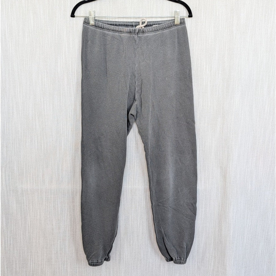 The Great Staduim Sweatpants Womens 0 Gray Cotton Relaxed Cropped