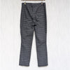 Bailey 44 Gray Cotton Check Plaid Straight Leg Ankle Trouser Pants, size 6