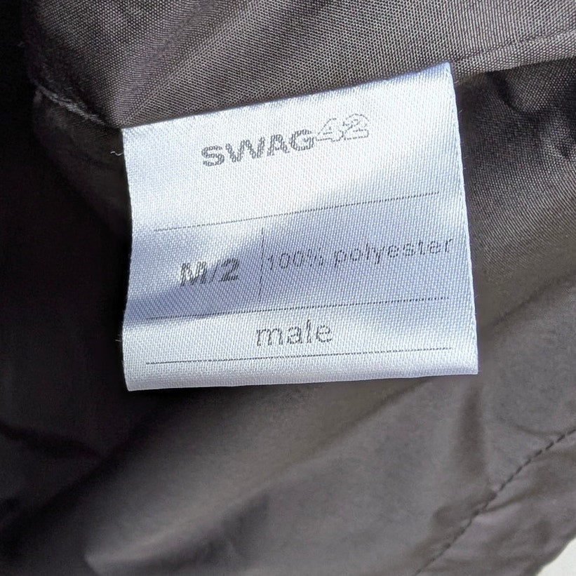 Swag42 Vest Unisex Womens Mens M Cream Sleeveless Full Zip