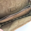 Gucci GG Dionysus Tiger Head  Canvas Shoulder Bag Womens Beige Logo Metal Chain
