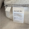 A.Emery Willis Sweatshirt Womens L Gray Knit Relaxed Pullover Designer Casual