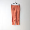 & Other Stories Orange Tapered Lightweight Trousers Pants, Size 12