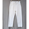 Moussy Vintage White Denim High-Waisted Ankle Jeans, Size 25
