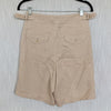 Loro Piana Linen Bermuda Shorts Womens 40/US4 Beige High Waist Wide Leg