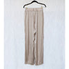 Zara Satin High-Rise Pleated Wide Leg Flowy Beige/Tan Pants, size XS