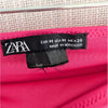 Zara Balloon Swim Bikini Set Womens M Ruffle Sleeveless Top & High Waist Bottoms