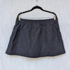 Lululemon Crinkle Nylon High-Rise Mini Skirt W8ANXS Womens XL Black Relaxed