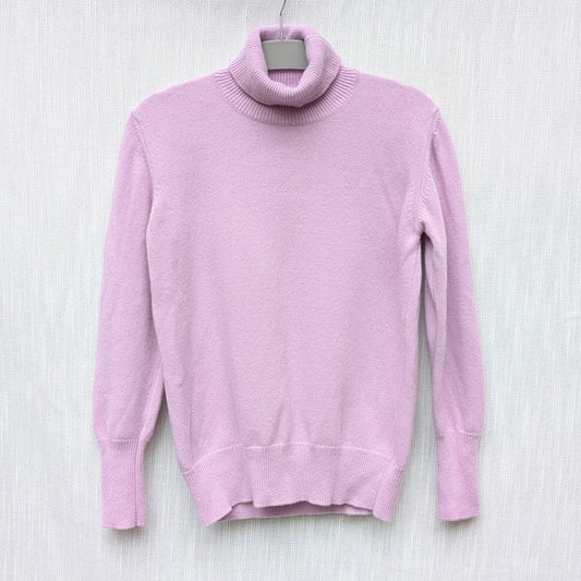 Rossopuro Sweater Womens Eu46/L Wool Cashmere Long Sleeve Turtleneck