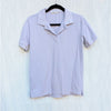 Circolo 1901 Polo Shirt Top Mens M Purple Collared Short Sleeve Cotton Classic