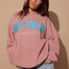 Rich Mom Marina District Limited Crewneck Fleece Oversized Sweatshirt, size S