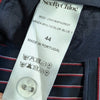 See by Chloe Navy Striped Cotton Tapered Ankle Pants Size 44 US 12
