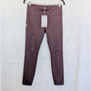 On Running Performance Tights in Grape 7/8 Womens M Purple/Brown NWT