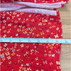 Reformation Zoe Red Floral A-line Midi Skirt Side Slit Size 0