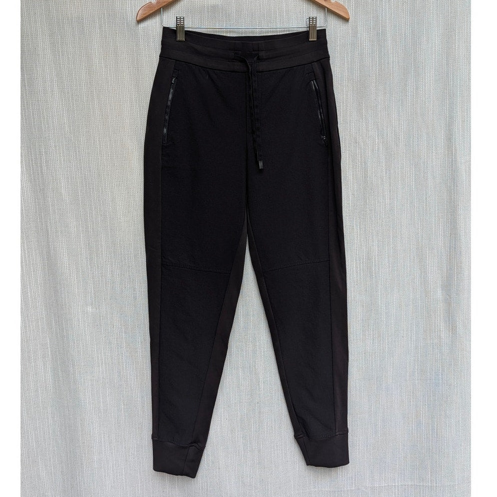 Athleta Headlands Hybrid Trek Mid Rise Jogger Womens 2 Black Water-repellent
