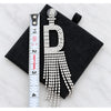 Shashi Silver Rhinestone Alphabet Letter D Crystal Single Earring