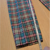 Moschino Boutique Trousers Womens 10 Wool Plaid High-rise Ankle Chino Dress Pant