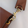 JW Anderson Pierce Brown Leather Medium Handbag Shoulder Bag