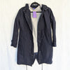 Seraphine 4 in 1 Coat Jacket Womens 2 Navy Parka Full Zip Long Sleeve Hooded
