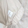 Max Mara Greenfe Oversized Down Jacket Womens 12 Ecru Cameluxe Straight Hooded