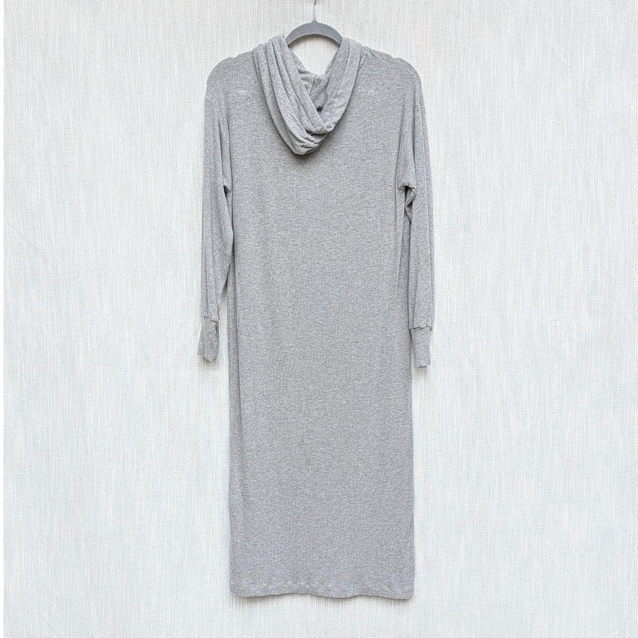 Anthropologie Saturday/Sunday Derry Sequined Tunic Dress Womens 8 Gray Midi