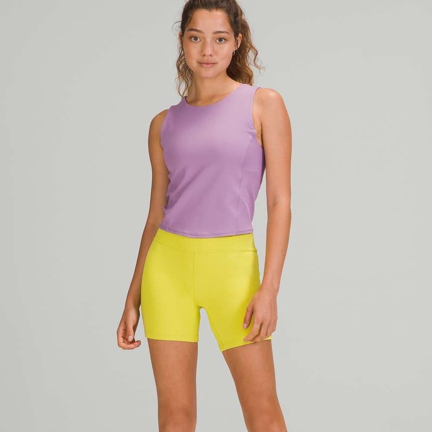 Lululemon Nulu Twist-Back Yoga Tank Top Womens 6 *Light Support, C/D Cups