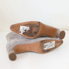 Vince Hilda Ankle Boots Womens 9.5M Gray Leather Suede Zip Bootie