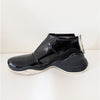 Fendi Vernice Tecn Crosta Logo Sneakers Womens EU40/US 10 Black Patent Leather