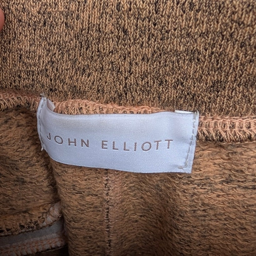 John Elliott 2PC Set: Brown Sweatshirt, size 1/S & Sweatpants, size 2/M