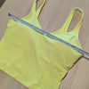 Lululemon Align Tank Top W1CW8S Womens 6 Yellow Sleeveless Nulu Cropped