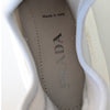 Prada Bicolor Slip On Lace Sneakers Womens EU39.5/US 9.5 White Neoprene Logo