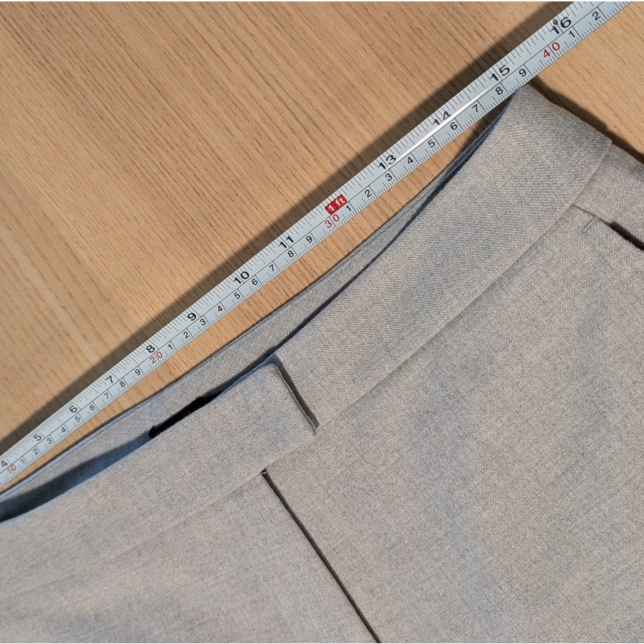 J. McLaughlin Pants Womens 8 Gray High-rise Straight Leg Chino Dress
