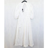Nicholas Celie Dress Womens 6 NWT White Cotton Featherington Eyelet Midi/Maxi