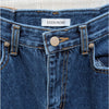 Evermore Jeans Womens S Blue Denim High-rise Wide Leg Straight