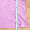 Gerald Darel Linen Tee Top Womens 1/S Pink Short Sleeve V-neck