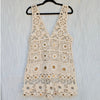 Anthropologie Celandine Crochet Deco Mini Tunic Dress Womens M/L The White Lotus