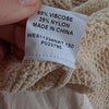 DISSH Ophelia Crochet Maxi Sleeveless Dress in Natural, size L