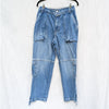 We The Free Free People Marx Slouchy High Rise Cargo Jeans, size 26
