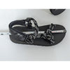 Prada Leather & Rope Donna Nastro Platform Sandals Womens EU 39.5/US 9.5 Black