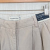 Abercrombie Wide Leg Curve Love Pants Womens 26/2R Ecru High-rise Chino NWT