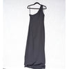 NBD Once Again Black One Shoulder Slit Midi Maxi Gown Dress, size S