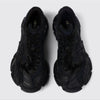Camperlab Tormenta Men Black Low-Top Mesh Sneakers, Size 45