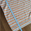 Marni x Uniqlo Brown Merino Wool Blend Striped Orange Knit Midi Dress, size M