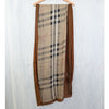 Burberry Brit Sheer Mega Check Cashmere Blend Scarf Brown Beige
