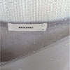 Reserved Metallic Effect Tank Top Womens S Purple Gray Mesh Sheer Fitted Blouse