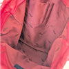 Etro Milano Red Leather Tote Bag Made in Italy Large Shopper Shoulder Bag