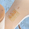 Madewell Rosalie Sand High-Heel Leather Suede Slingback Sandals, size 8