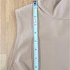 Wolford Warm Up Cutout Bodysuit Womens M Almond Tan Sleeveless One-Piece NWT